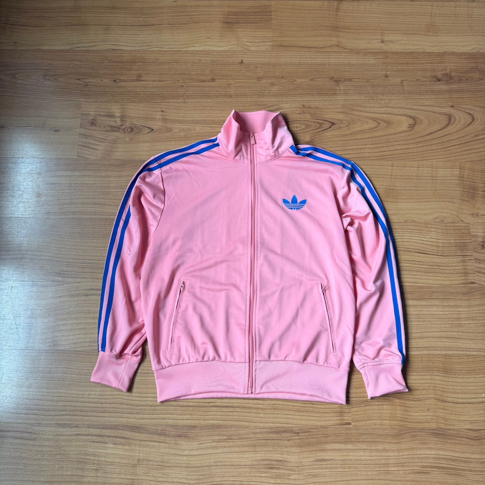 adidas Originals Firebird Trainingsjack Roze/Blauw - S, Verzenden, Overige typen, Zo goed als nieuw, Roze