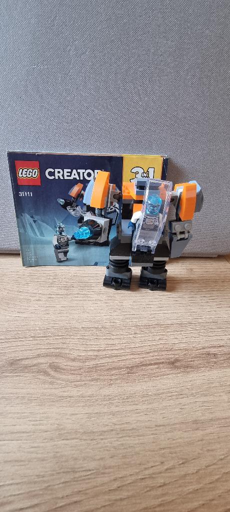 31111 LEGO Cyberdrone 3-1, Lego, Ophalen of Verzenden, Compleet, Zo goed als nieuw