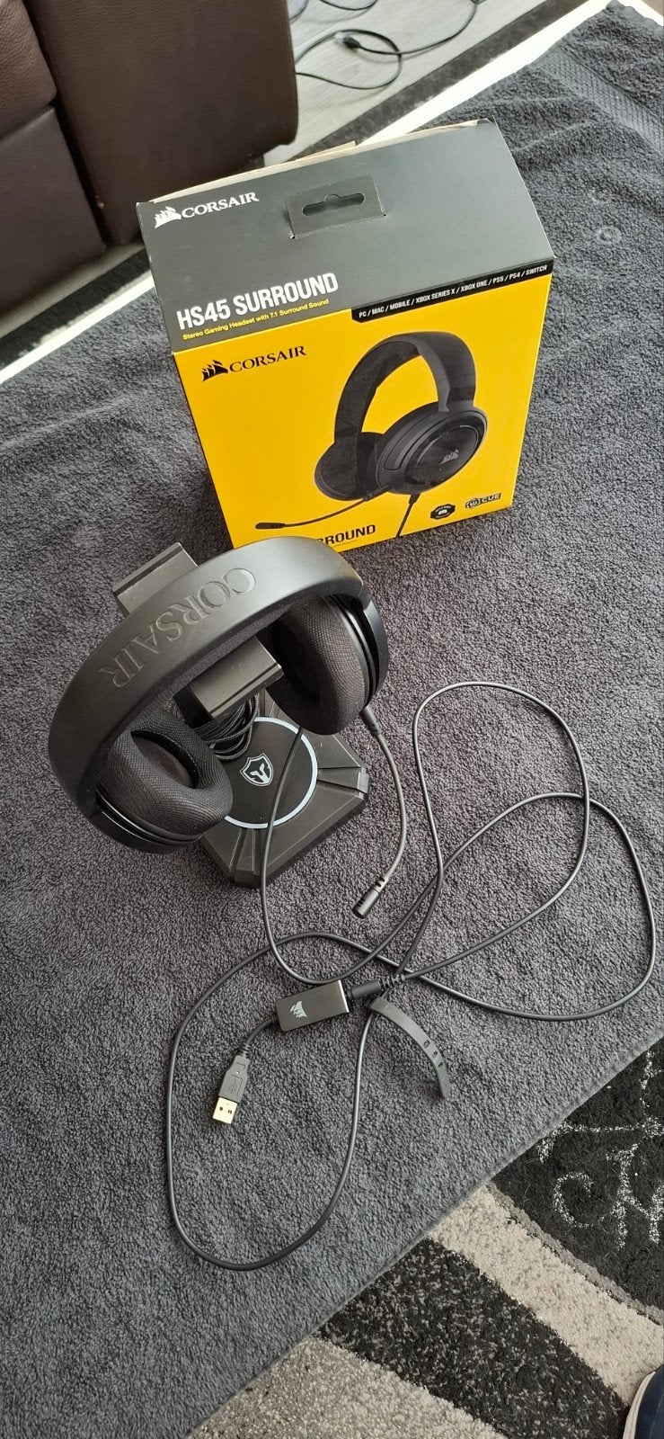 Corsair HS45 koptelefoon  ps4/5  xbox x/one  pc, Ophalen of Verzenden, Zo goed als nieuw, Over-ear, Gaming headset
