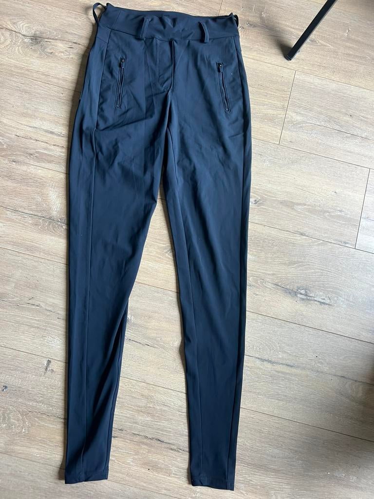 Studio anneloes margot travelstof broek donkerblauw maat XS, Blauw, Ophalen of Verzenden, Zo goed als nieuw, Maat 34 (XS) of kleiner