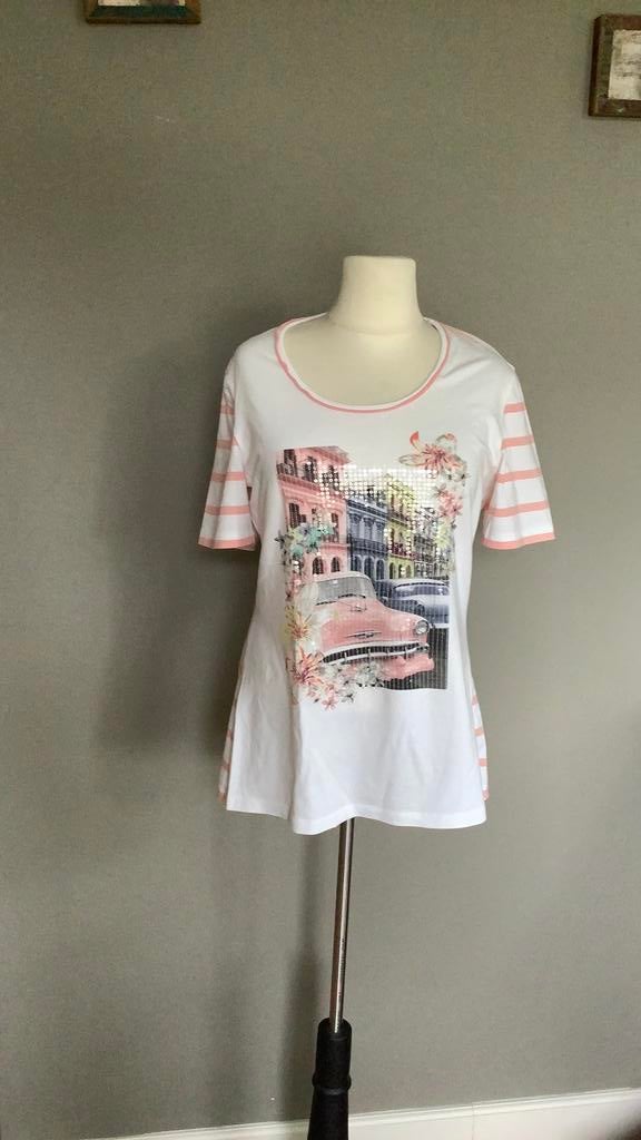 Mooi t shirt gerry weber, Maat 38/40 (M), Overige kleuren, Ophalen of Verzenden, Korte mouw
