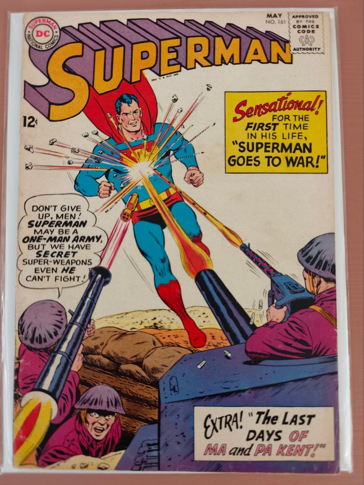 Superman #161 (1963), Boeken, Strips | Comics, Eén comic, Amerika, Ophalen of Verzenden, Zo goed als nieuw