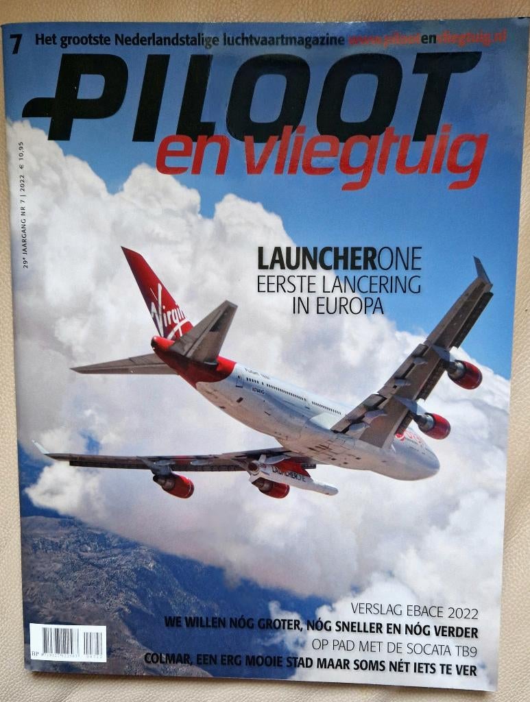 Piloot en vliegtuig nr 7 2022 Nederlandse luchtvaartmagazine, Verzamelen, Luchtvaart en Vliegtuigspotten, Zo goed als nieuw, Boek of Tijdschrift