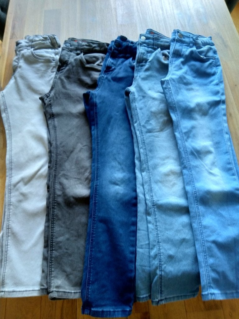Hema skinny fit jogdenim, Kinderen en Baby's, Kinderkleding | Maat 140, Zo goed als nieuw, Hema, Jongen, Ophalen
