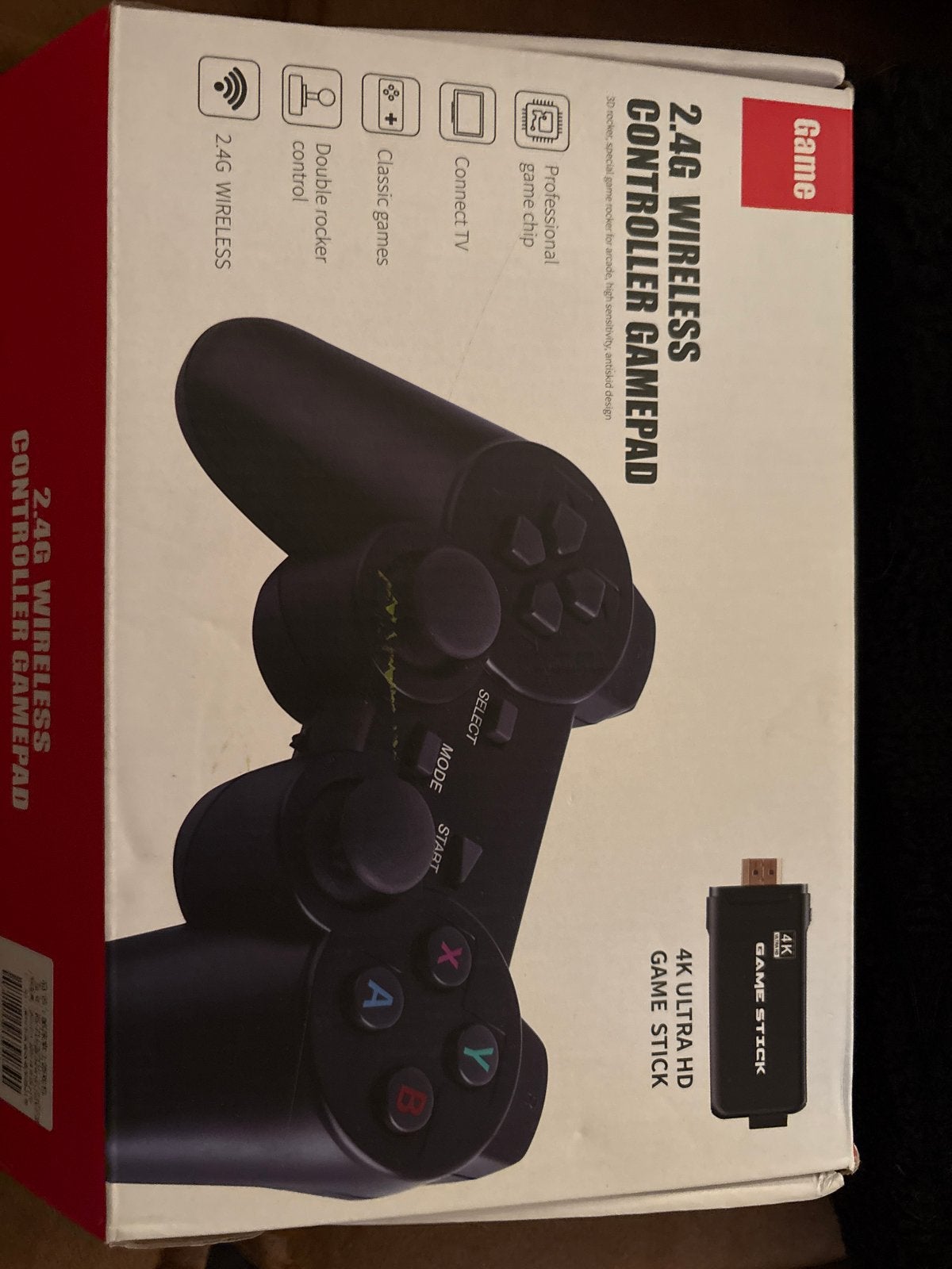 2.4G Draadloze Controller Gamepad met 4K Ultra HD Game Stick, Overige merken, Ophalen of Verzenden, Nieuw, Overige typen