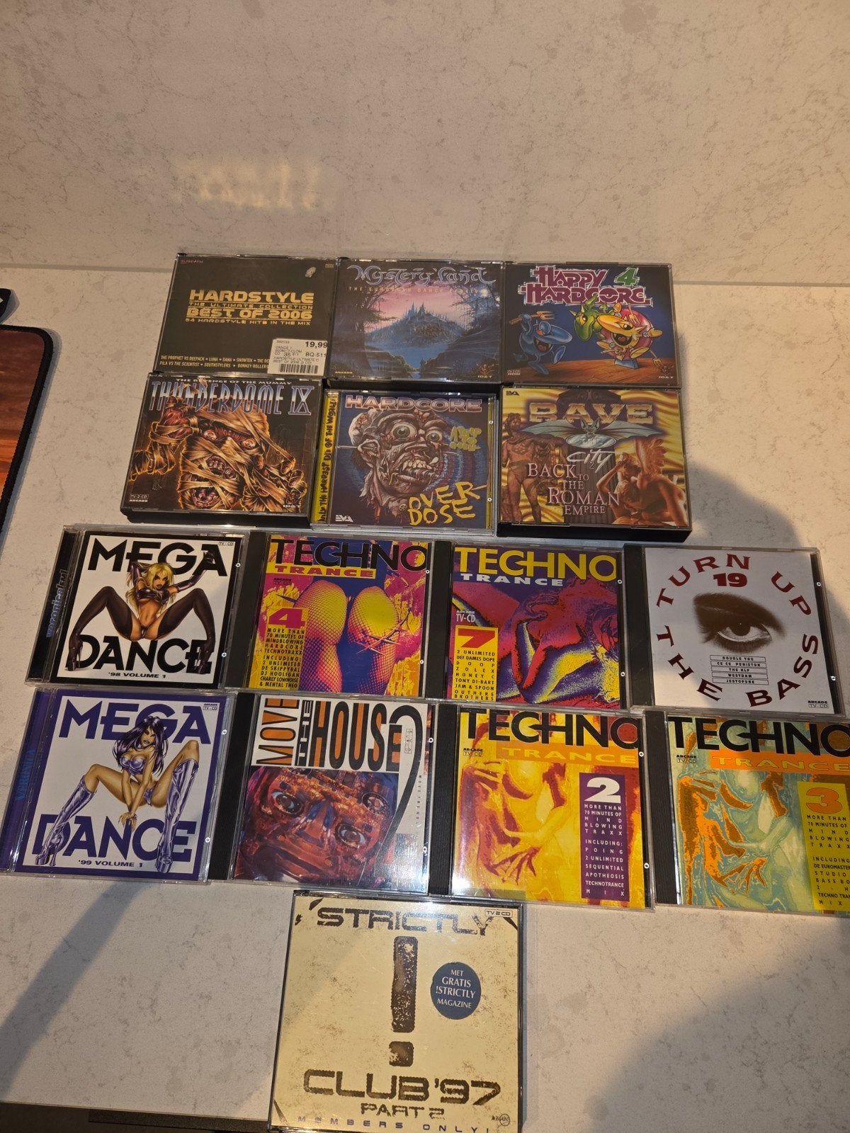 House / Gabber / Dance cd verzameling, Cd's en Dvd's, Cd's | Dance en House, Ophalen of Verzenden, Zo goed als nieuw, Dance Populair