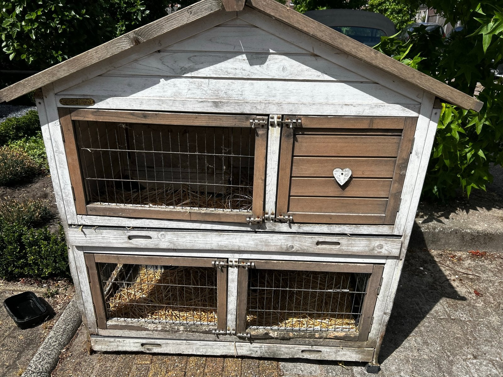 Konijnenhok, Dieren en Toebehoren, Knaagdieren en Konijnen | Hokken en Kooien, Ophalen, 90 cm of meer, Hok, 110 cm of meer