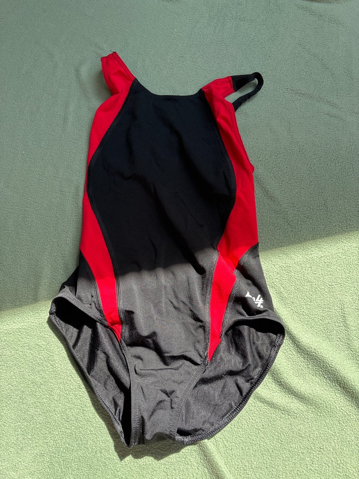 Badpak rood/zwart maat 164-170, Ophalen, Gedragen, Meerkleurig, Badpak