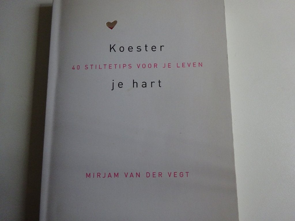 MIRJAM VAN DER VEGT - KOESTER JE HART, Ophalen of Verzenden, Gelezen, Christendom | Protestants