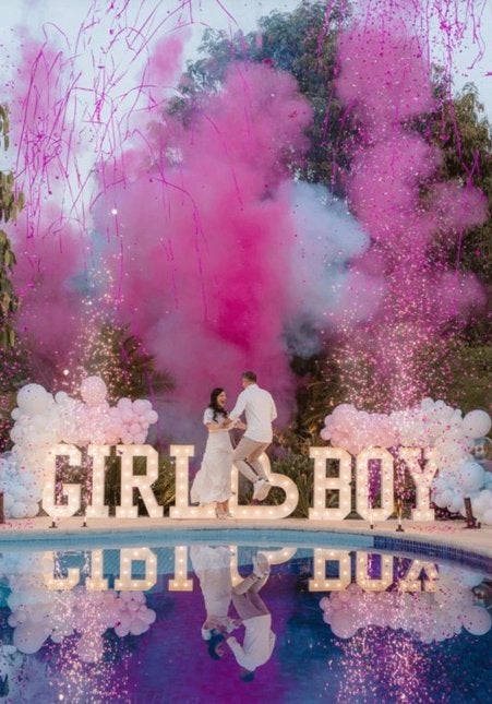 Gender reveal op maat, Hobby en Vrije tijd, Feestartikelen | Verhuur, Ophalen of Verzenden, Nieuw, Geboorte of Huwelijk