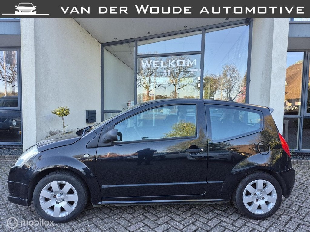 Citroen C2 1.4i Caractère '07 Sport|LM wielen|20-4-2027 APK, Voorwielaandrijving, 4 cilinders, 965 kg, Zwart