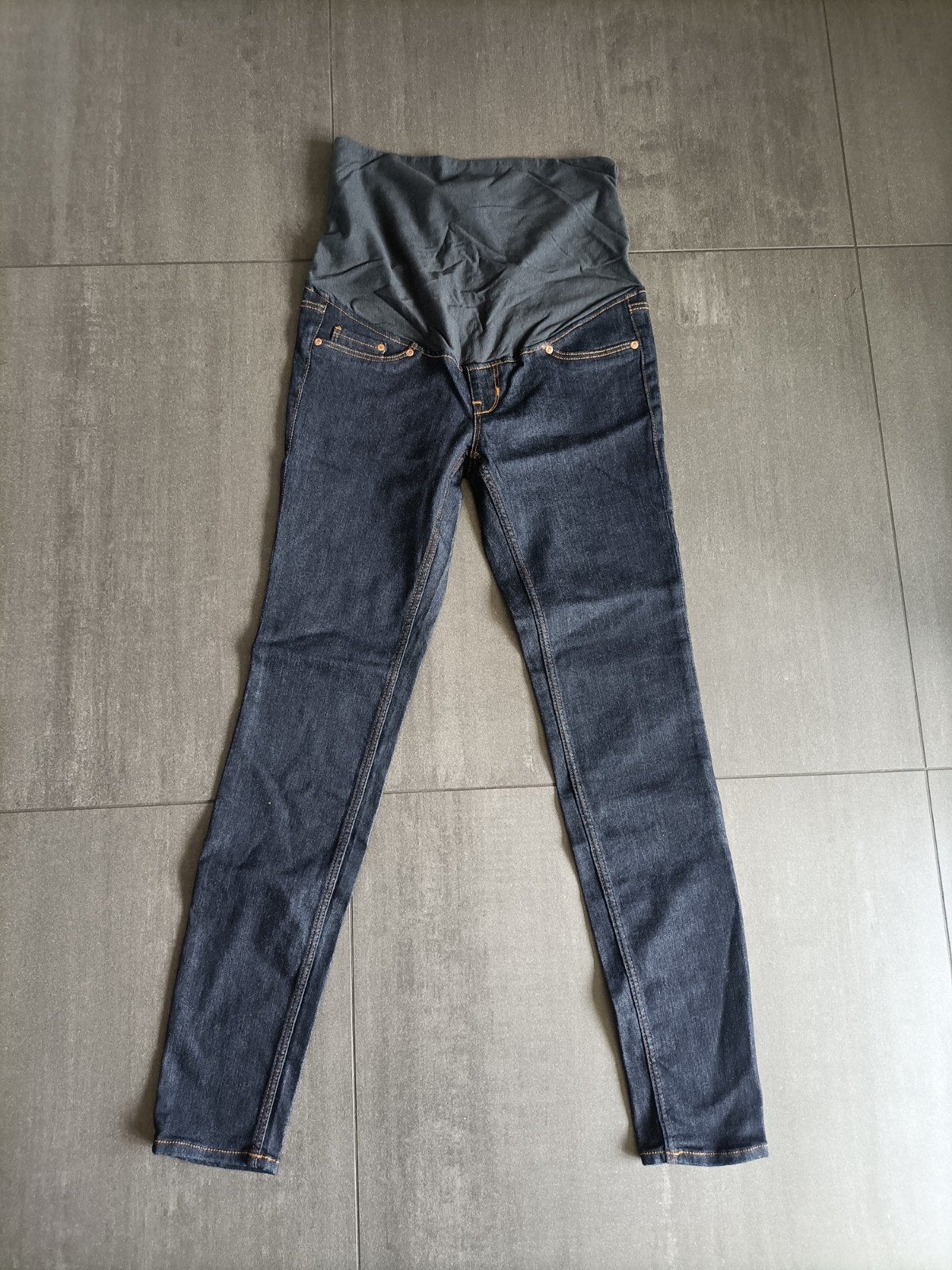 Zwangerschap skinny jeans, Kleding | Dames, Maat 38/40 (M), H&M, Blauw, Ophalen of Verzenden