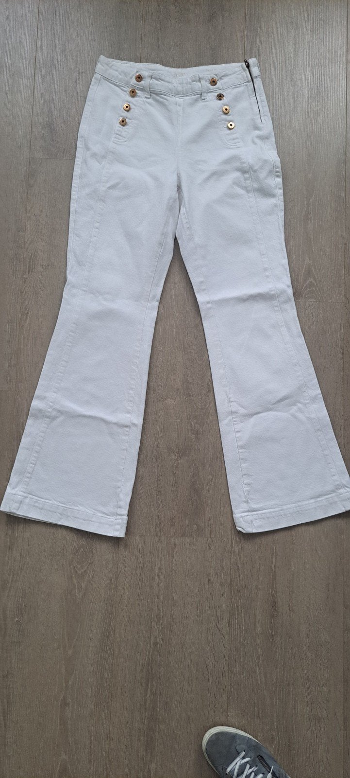 Studio Anneloes flared fit broek wit maat M, Maat 38/40 (M), Studio Anneloes, Wit, Ophalen of Verzenden