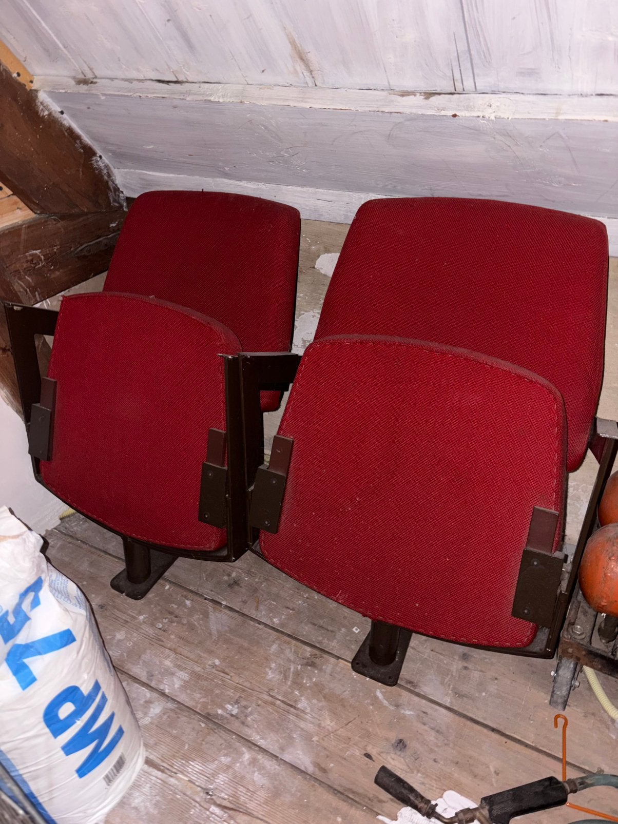 Gratis vintage bioscoopstoeltjes, Ophalen, Gebruikt, Minder dan 75 cm, 50 tot 75 cm