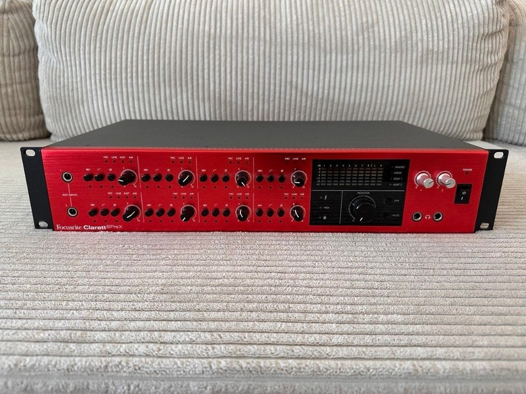 Focusrite Clarett 8 Pre X (Audio Interface), Ophalen of Verzenden, Zo goed als nieuw, Audio