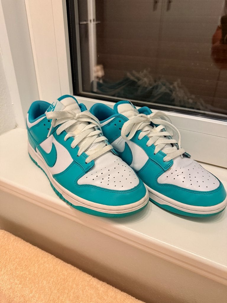 Nike dunk low maat 43 kleur turquoise, Overige kleuren, Nike, Ophalen of Verzenden, Sneakers of Gympen