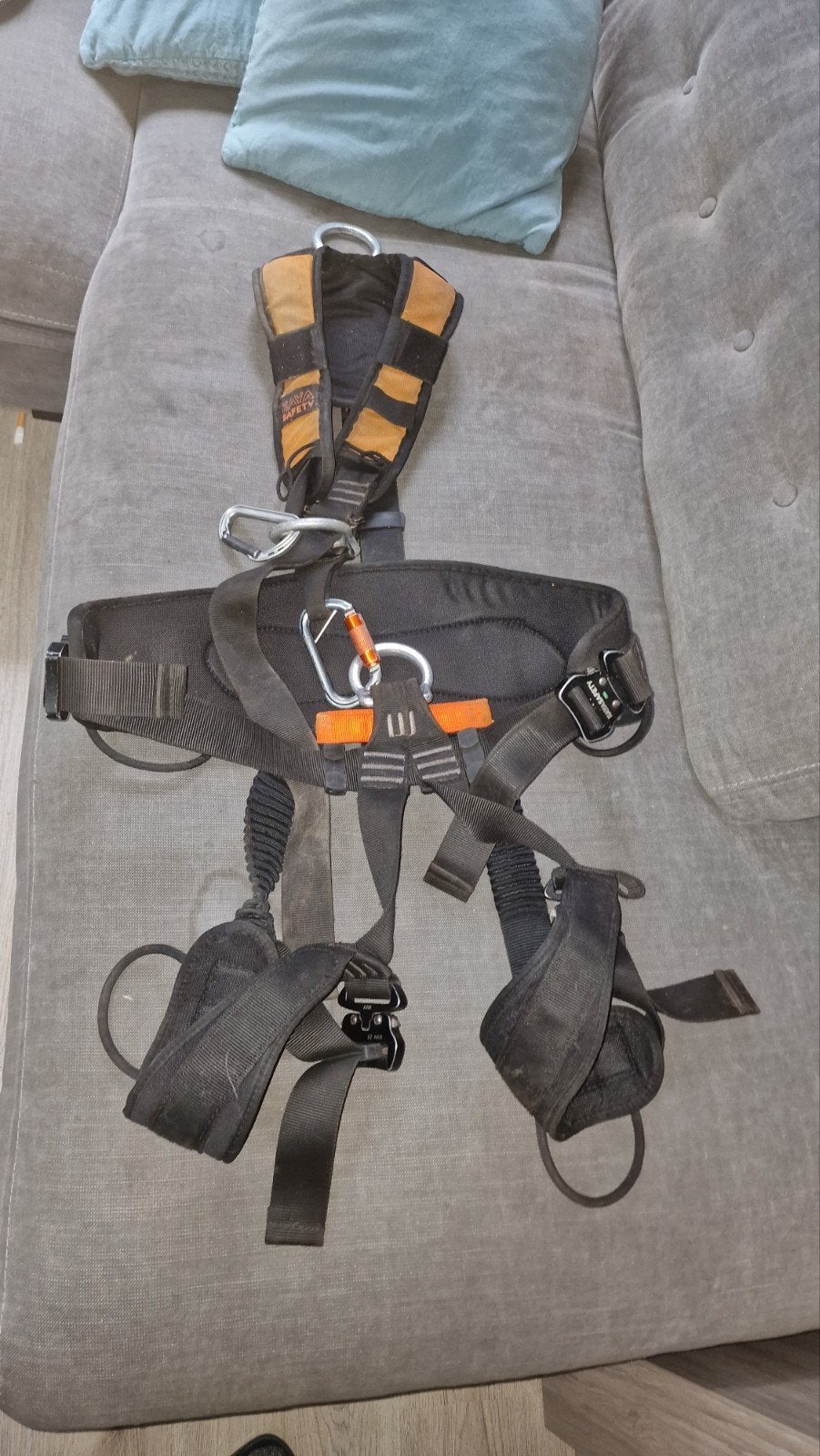 Klimharnas en touwset - Kaya Safety, Ophalen, Gebruikt, Klimsport-accessoire