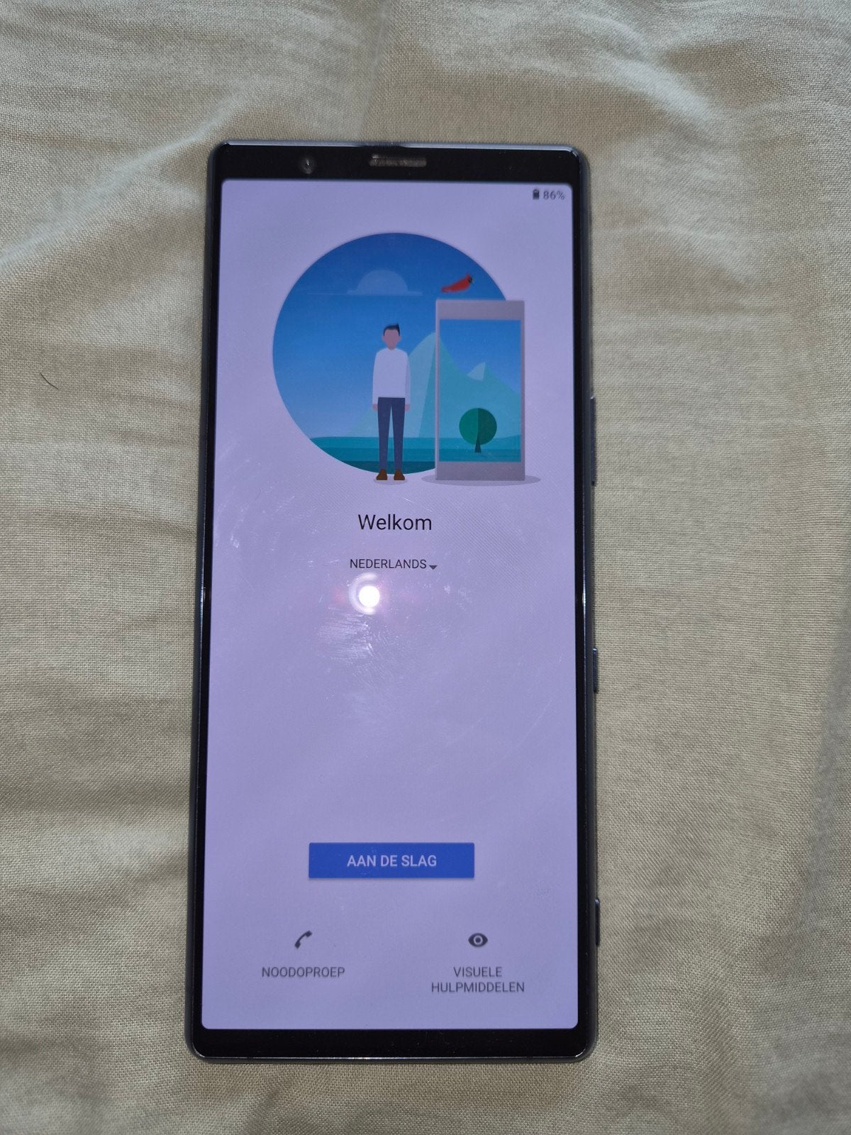Sony Xperia 5 Blue - Zo goed als nieuw, Telecommunicatie, Overige modellen, Blauw, Touchscreen, Ophalen of Verzenden