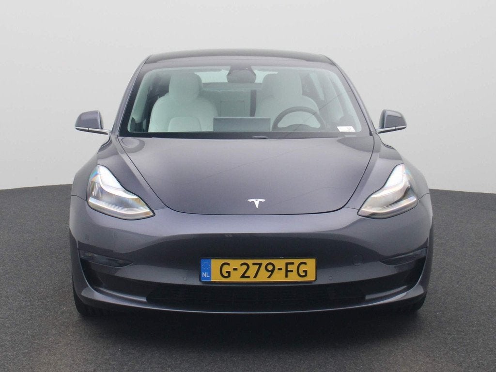Tesla Model 3 Long Range AWD 75 kWh | ECC | Navi | Leder | L, Auto's, Tesla, Automaat, 12 maanden, Stof, Origineel Nederlands