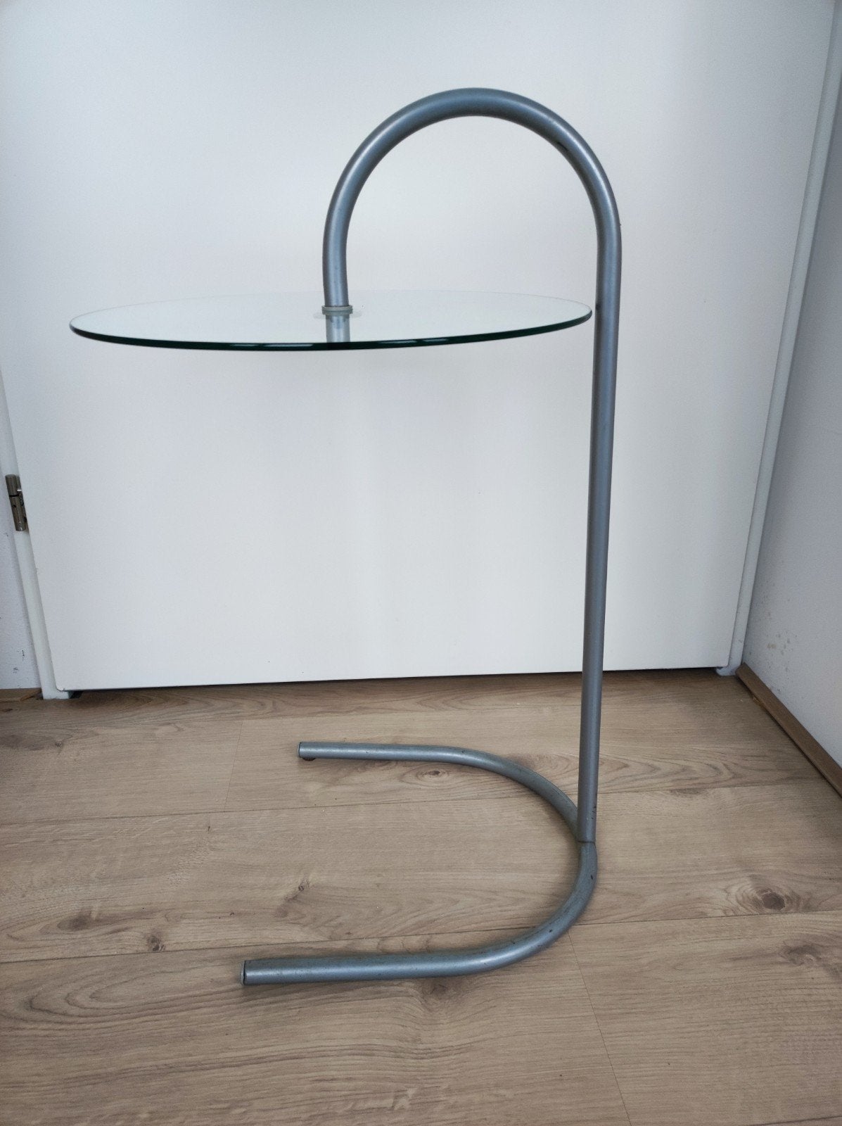 Ikea Ry bijzettafel, Ophalen of Verzenden, Rond, Metaal of Aluminium, Minder dan 55 cm