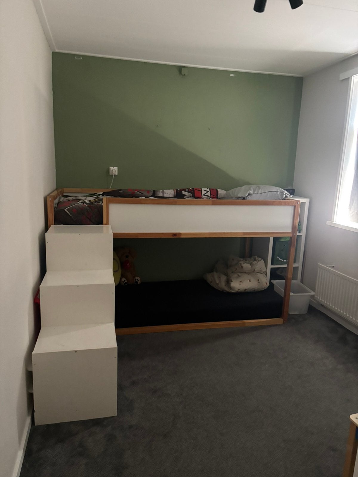 Ikea KURA kinder bed inclusief matras, Ophalen, 85 tot 100 cm, Zo goed als nieuw, Matras