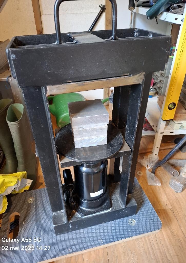 Hydraulische 20 tons pers voor goudsmeden of edelsmeden, Doe-het-zelf en Verbouw, Ophalen of Verzenden