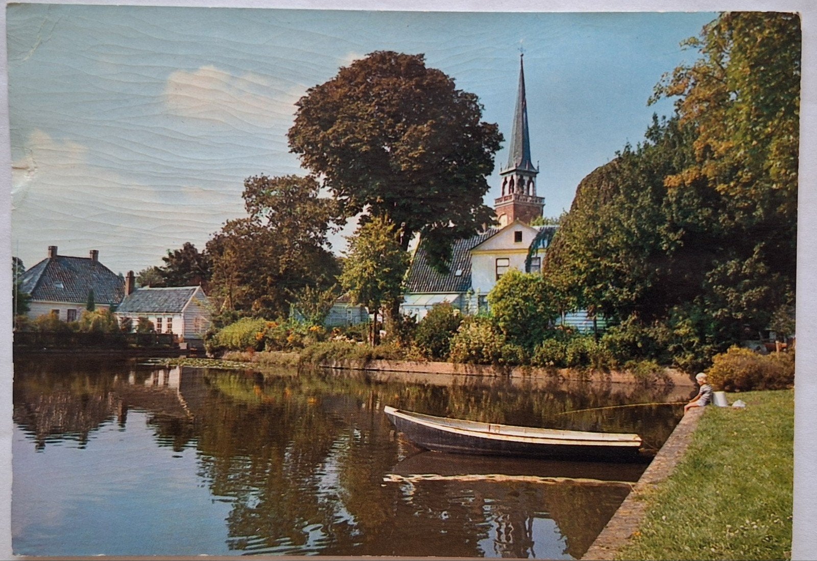 Oude ansichtkaart Broek in Waterland, Havenrak, Ophalen of Verzenden