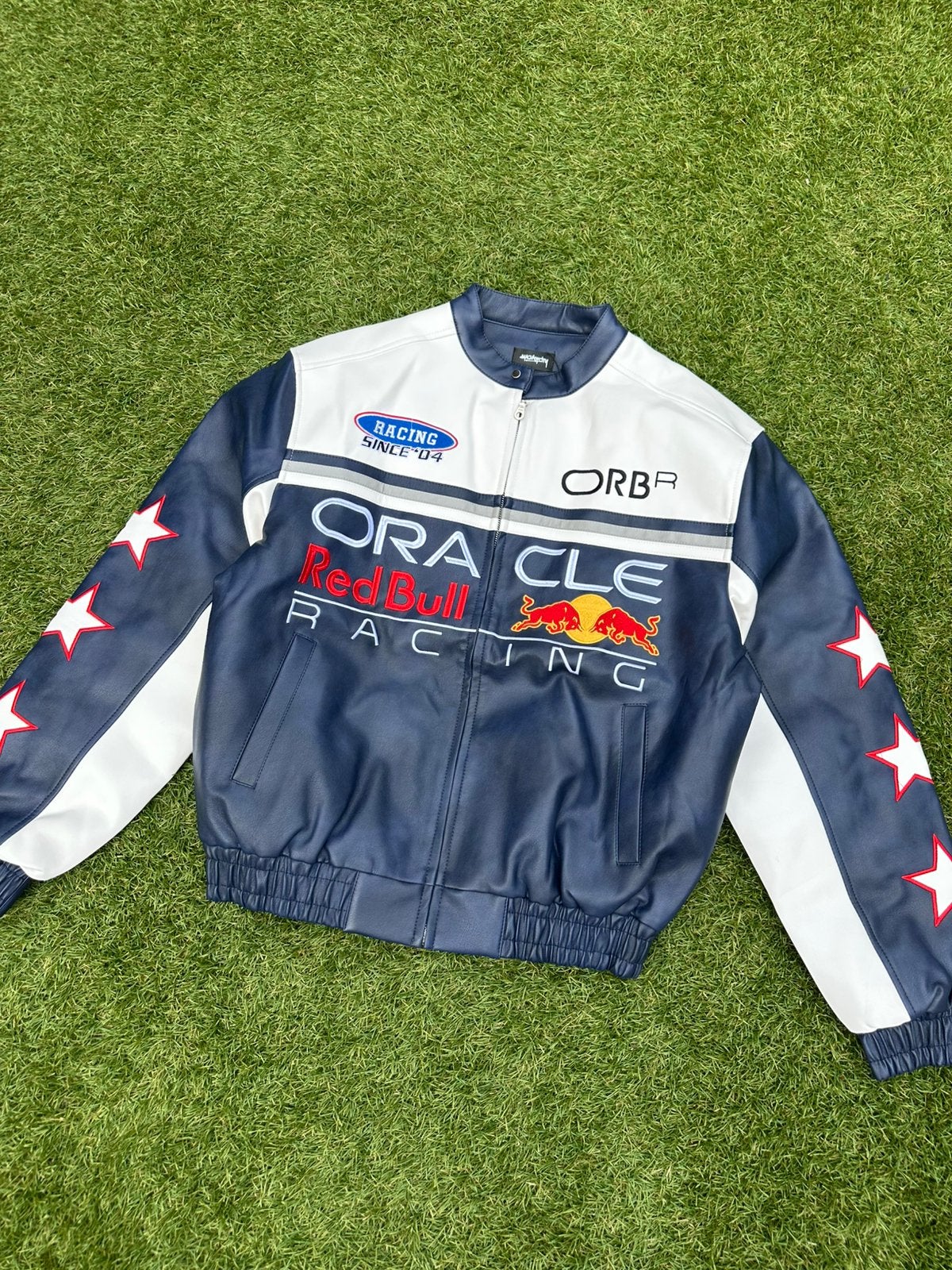Red Bull PU Lederen Racing Jas Maat M Nieuw, Ophalen of Verzenden, Nieuw, Maat 48/50 (M), Blauw