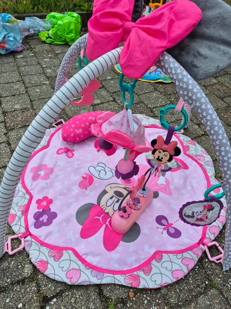 Minnie Mouse Babygym Speelkleed met Geluid en Licht, Ophalen, Gebruikt, Speelkleed, Met licht