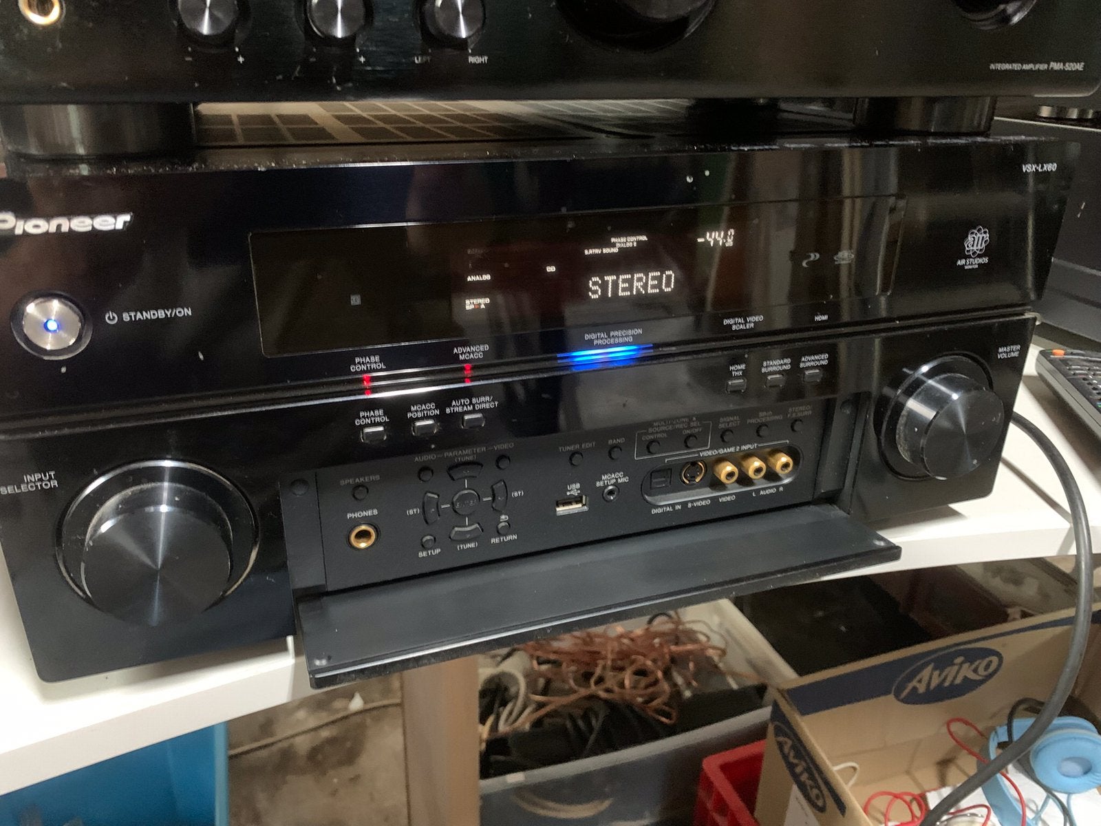 Pioneer  VSX - LX60 + afstandsbediening, Audio, Tv en Foto, Versterkers en Receivers, Ophalen, Zo goed als nieuw, 120 watt of meer