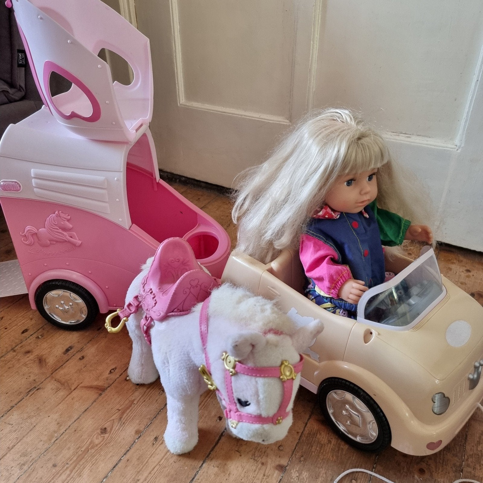 baby born Grote Zus met interactieve Cabriolet, Paardentrail, Ophalen of Verzenden