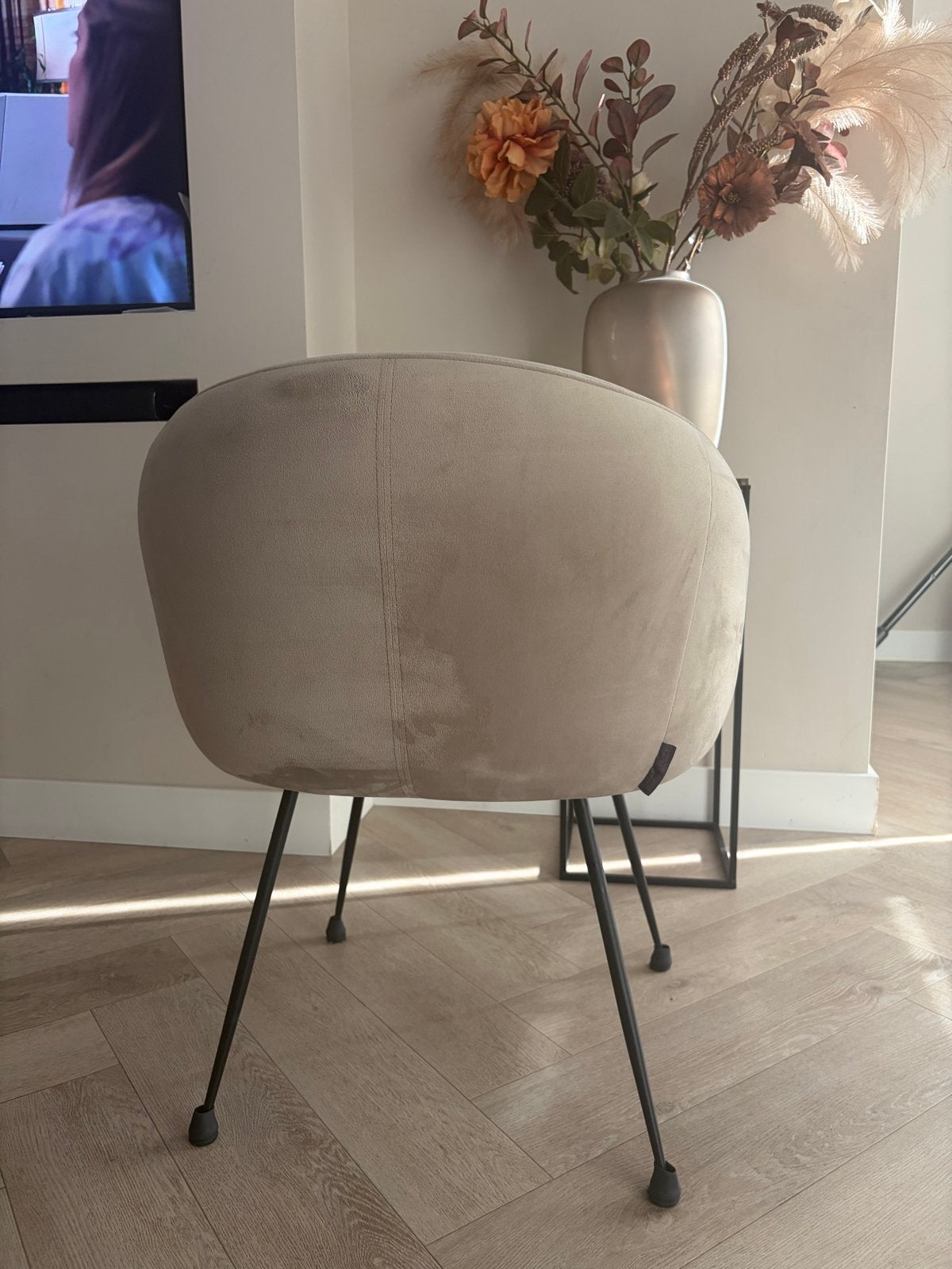 Richmond Interiors Eetkamerstoelen 4 x, Ophalen, Overige kleuren, Zo goed als nieuw, Vier