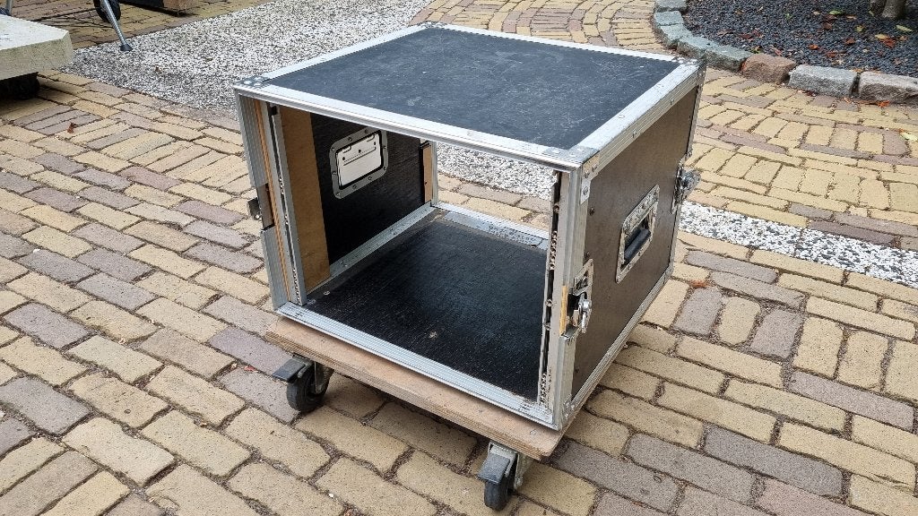 Flightcase voor versterkers Amp case amp rack microfoon, Ophalen, Zo goed als nieuw, Speaker of Versterker, Flightcase