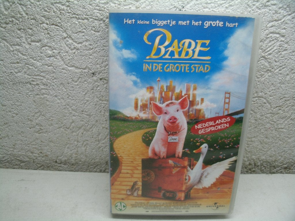 vhs 180a babe in de grote stad ned gespr, Alle leeftijden, Ophalen of Verzenden, Gebruikt