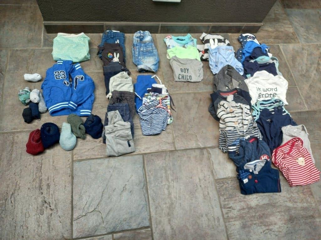 Babykleding maat 74 jongen pakket, Ophalen, Gebruikt, Jongetje