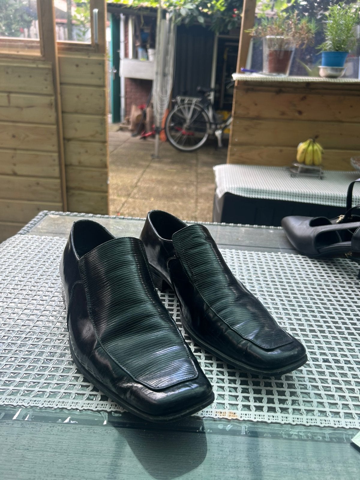 Nette heren schoenen, Ophalen, Zo goed als nieuw, Zwart