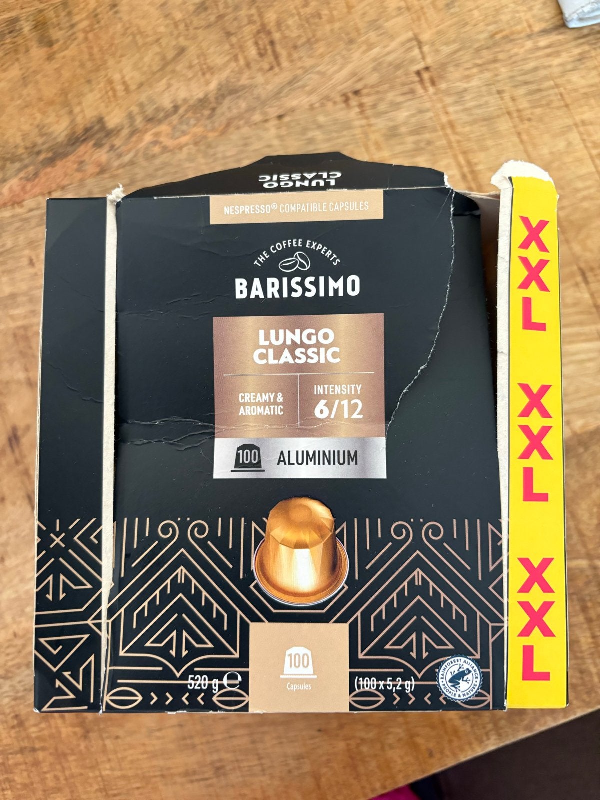Barissimo Lungo Classic Nespresso compatibele cups, Ophalen, Koffiepads en cups, Overige modellen, Nieuw