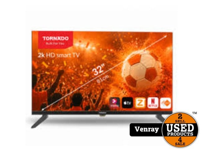 Tornado 32ES4301X Smart TV 32 inch HD TV | Nieuw, Flex Ltd., Nieuw, https://flex.com/contact-us, Nobelstraat 10, 5807 GA Oostrum LB, Limburg, Nederland