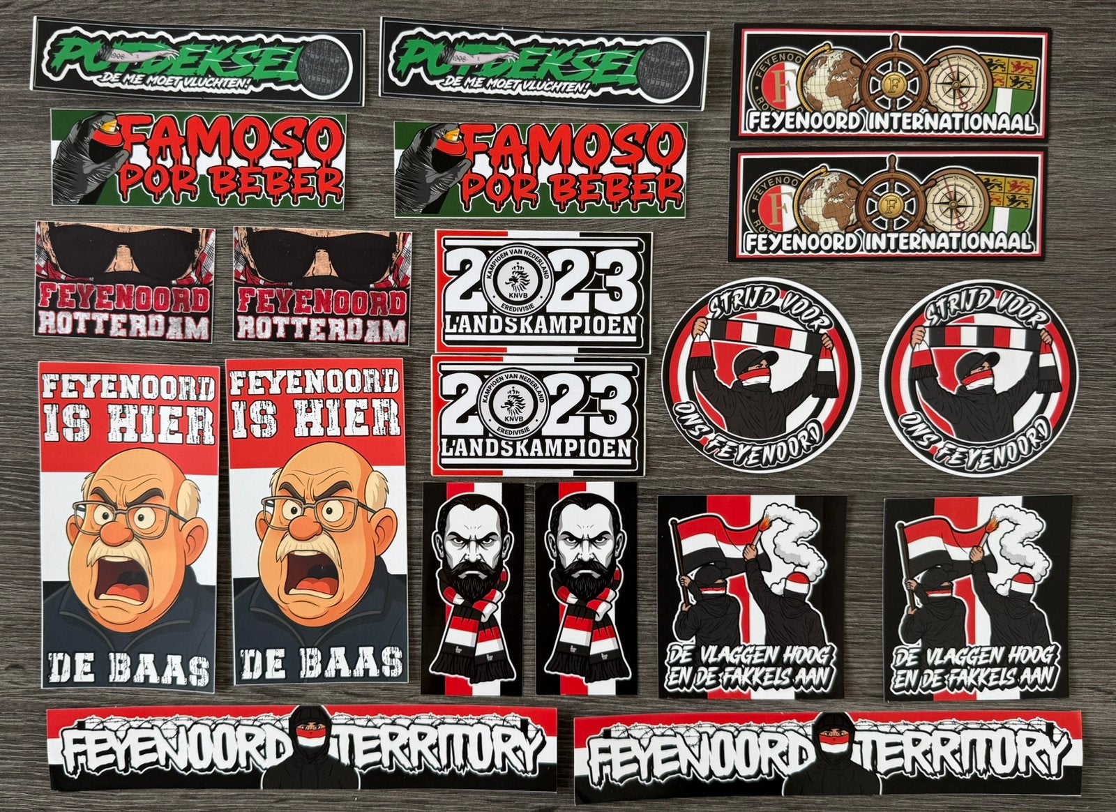 Feyenoord Stickers, Verzamelen, Ophalen of Verzenden, Nieuw, Sport