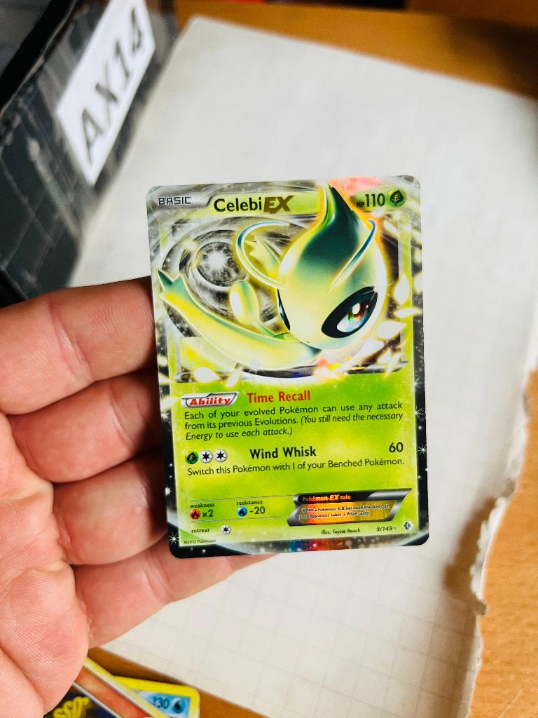 Celebi Ex 9/149 Holo Boundaries Crossed Pokemon, Verzenden, Zo goed als nieuw, Losse kaart, Foil