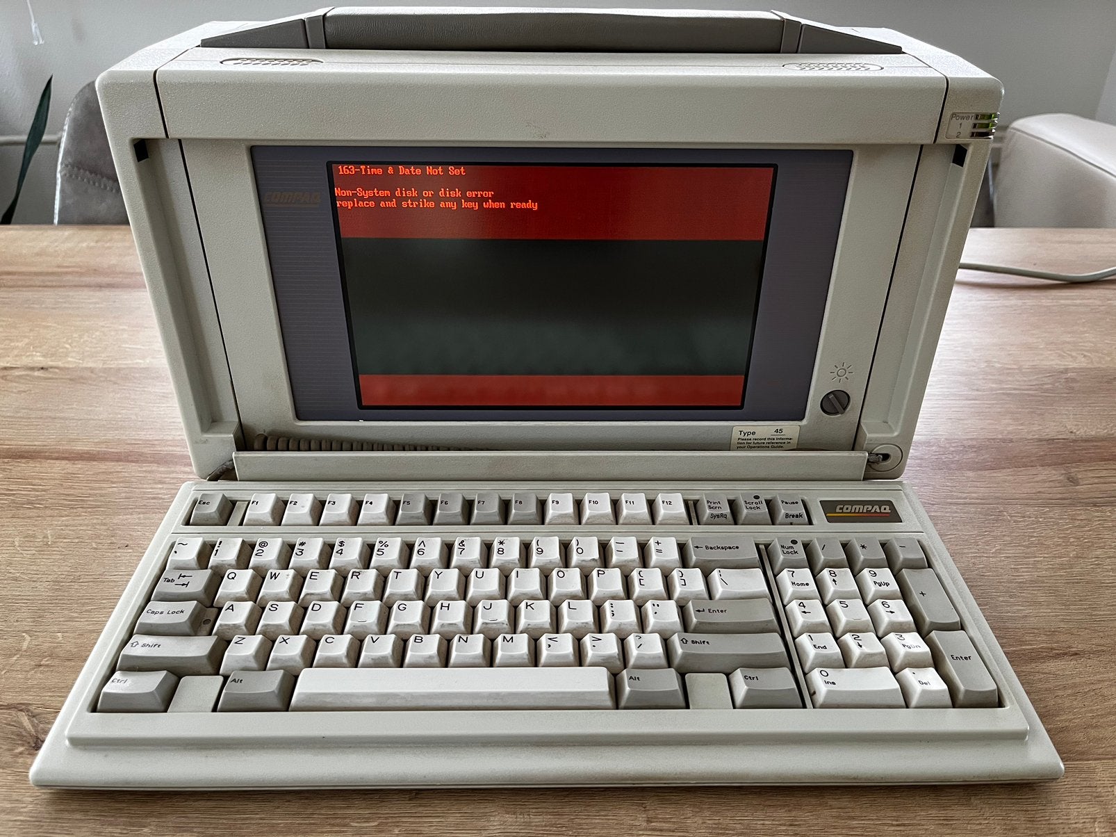 Compaq Portable 386 computer (zeer goede staat), Computers en Software, Ophalen
