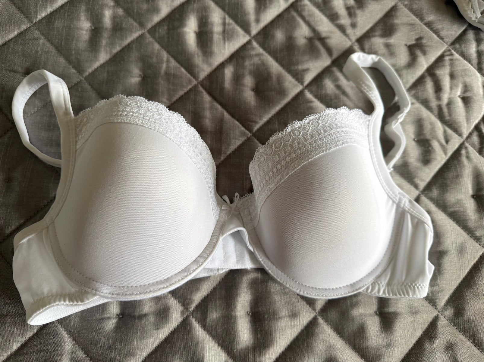 Witte BH V&D maat 85B ZGAN, Verzenden, Wit, BH