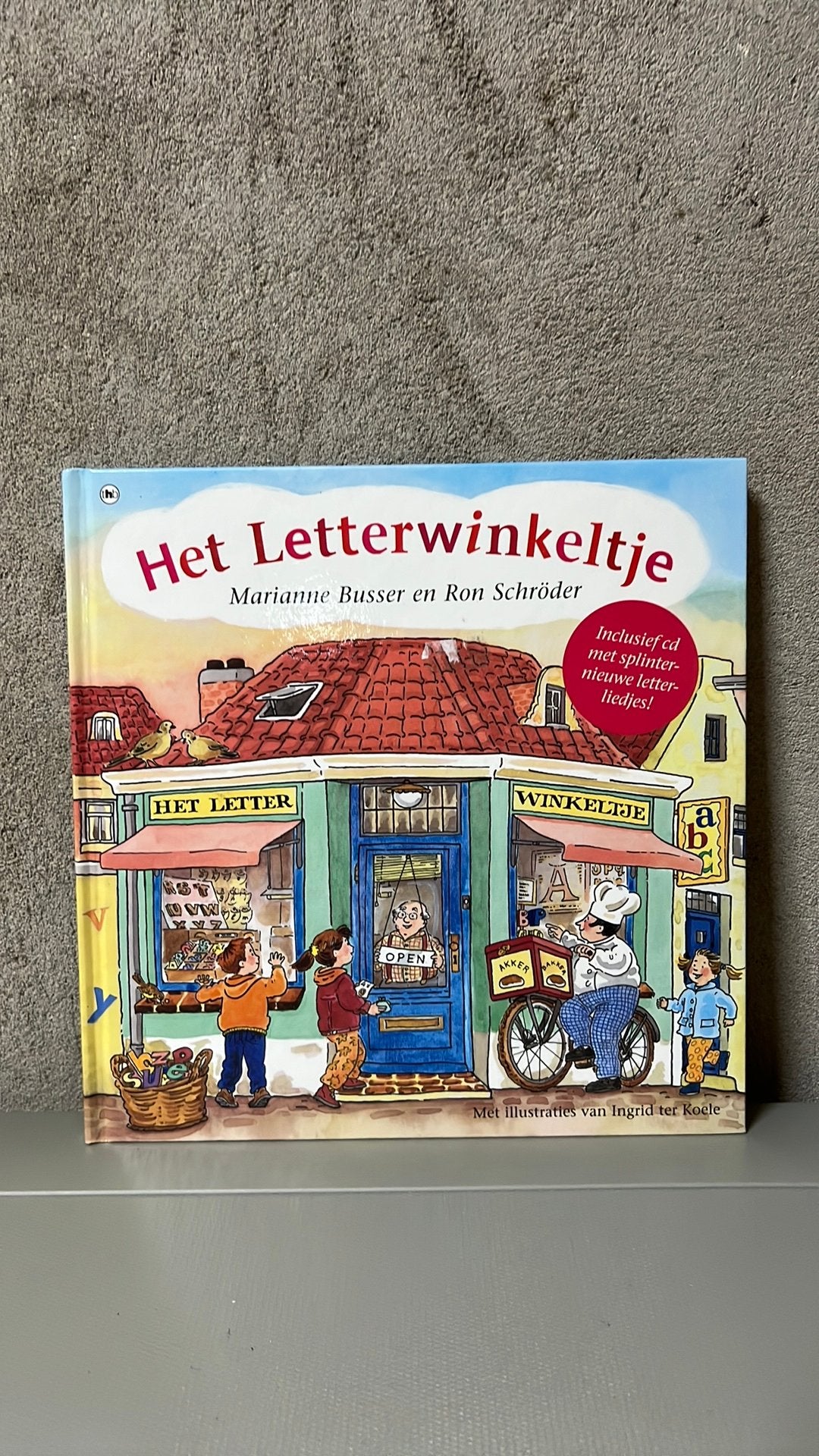 Marianne Busser - Het letterwinkeltje incl. CD, Ophalen of Verzenden, Zo goed als nieuw, Marianne Busser; Ron Schröder