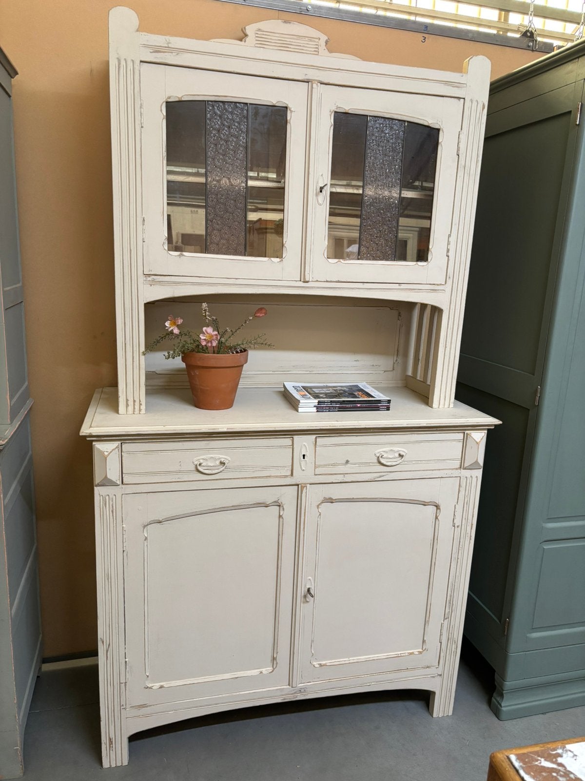 Vintage Brocante buffetkast, Ophalen, Huis en Inrichting