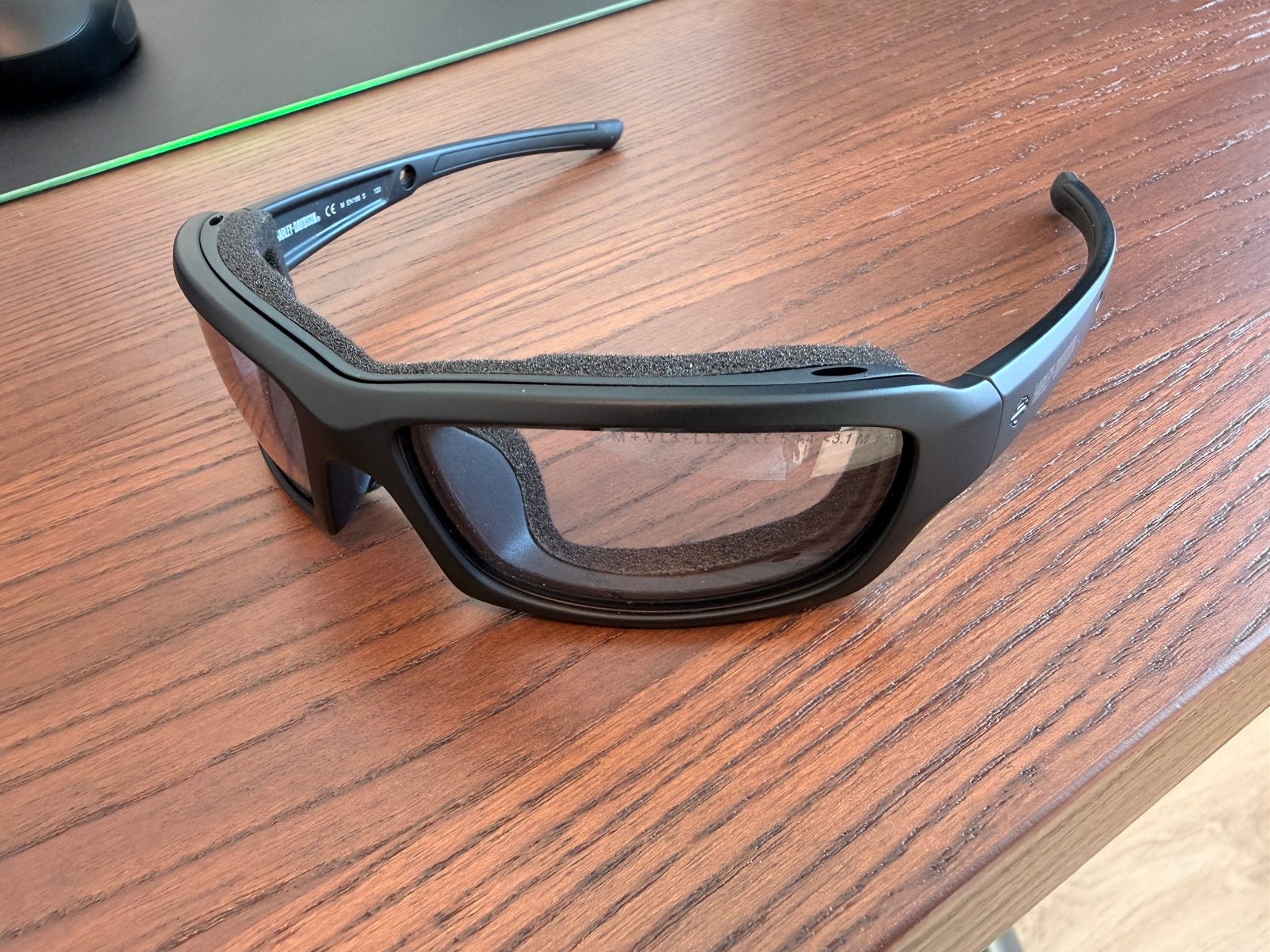 Harley Davidson fotochromatische motor bril., Overige merken, Zwart, Ophalen of Verzenden, Zo goed als nieuw