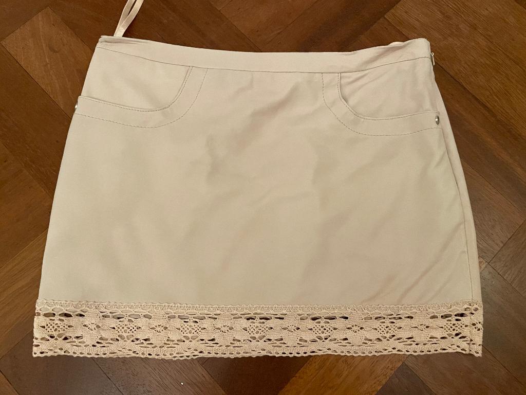 Patrizia Pepe rok S/M, Maat 38/40 (M), Verzenden, Beige, Zo goed als nieuw