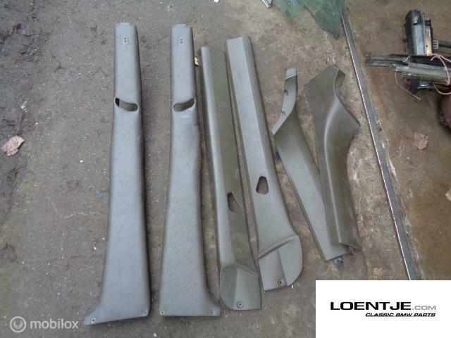 Afdekkap B-stijl en deurpanelen bmw e24 628 630 635 csi etc, Gebruikt, Ophalen of Verzenden, BMW, BMW