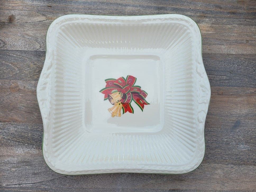 Wedgwood Christmas Time gebaksbord ca. 25 cm., Antiek en Kunst, Ophalen