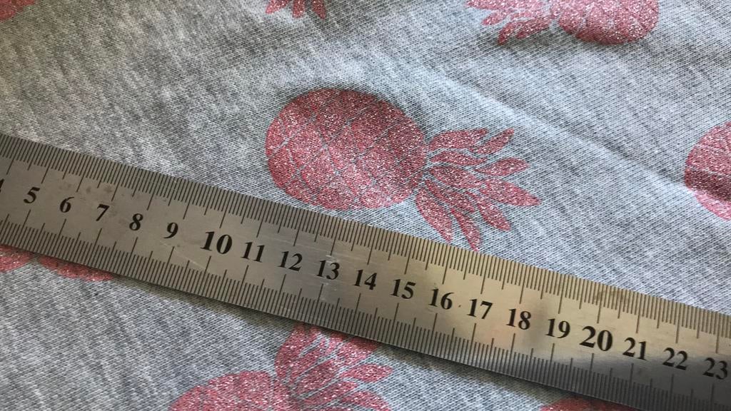 Tricot/jogging stof met gliter 210x145.  (Oe), Ophalen of Verzenden, Nieuw