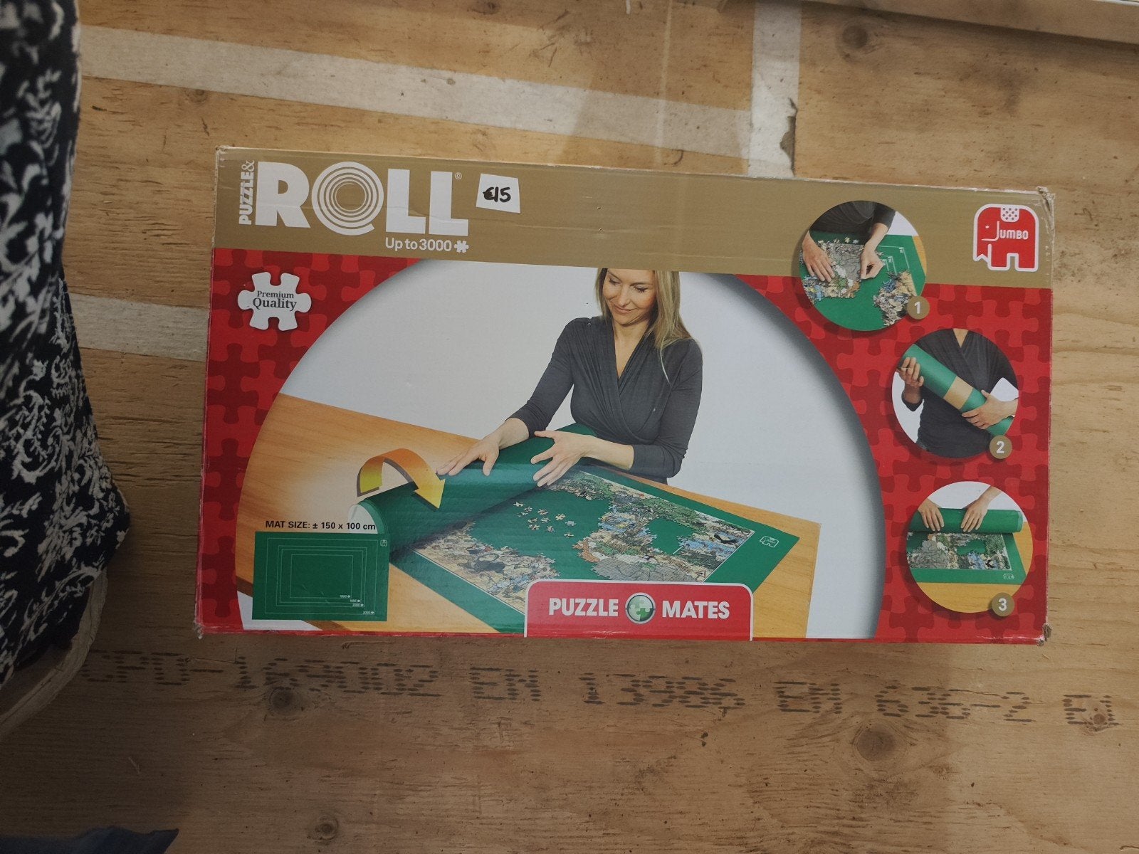 Jumbo Puzzelmat Roll - Tot 3000 Stukjes, Ophalen of Verzenden, Meer dan 1500 stukjes, Zo goed als nieuw, Legpuzzel